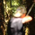 Archer in the woods